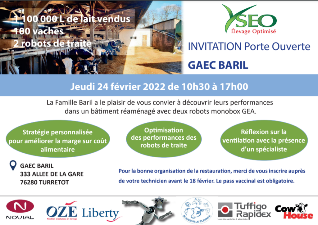Portes ouvertes robot de traites